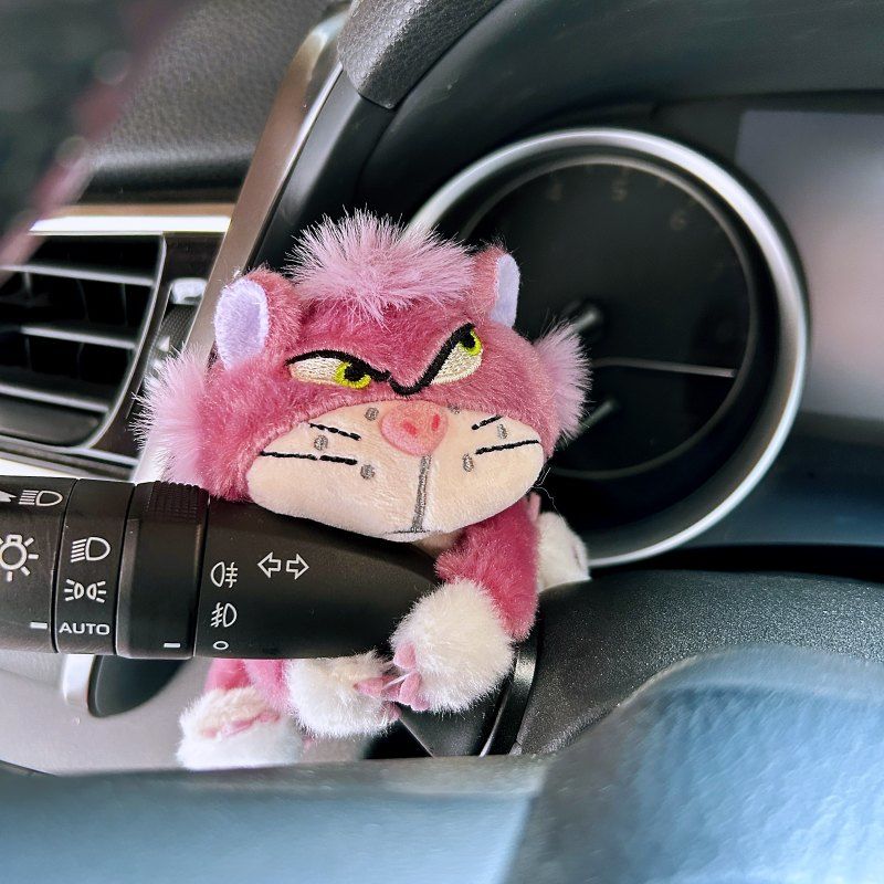 New Cat Car Seat Belt Shoulder Cover Cute Universal Car Cartoon Kitten Car Interior Decoration Safety Belt Car Accessories Woman