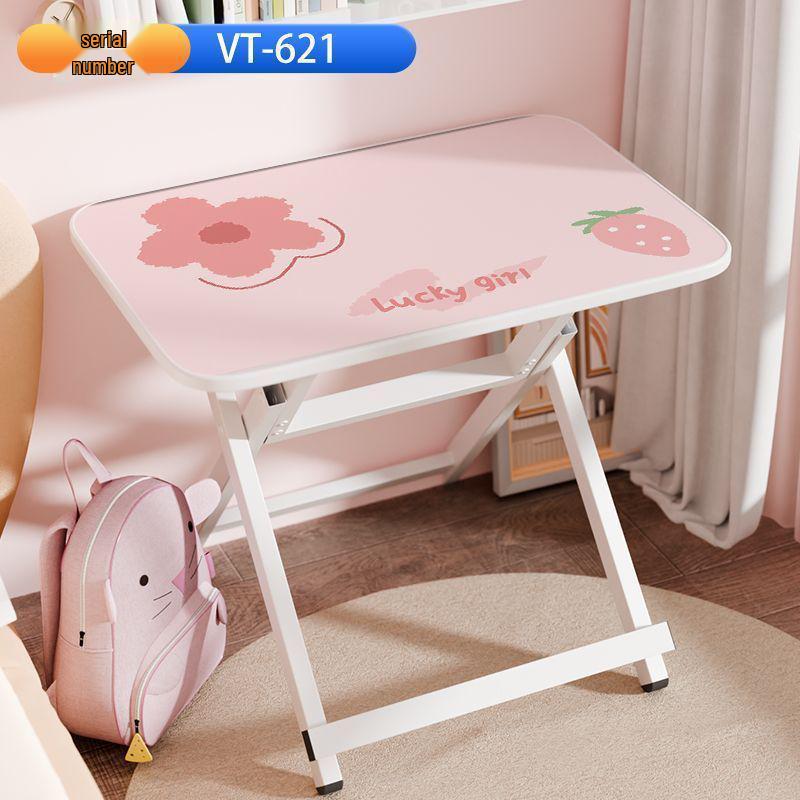 Детский портативный многофункциональный складной стол для учебы и набор стульев - Не требует установки