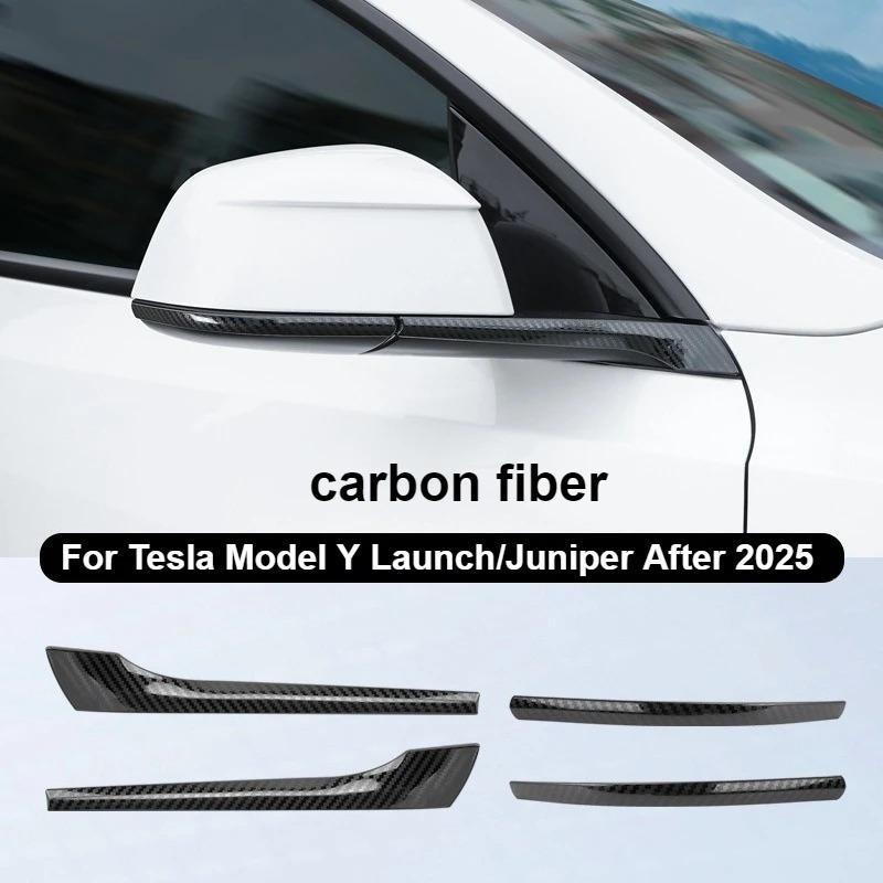Rearview Mirror Bumper Strip for Tesla Model Y Juniper 2025 2026 Rearview Mirror Scratch-Resistant Protective Film Car Accessory