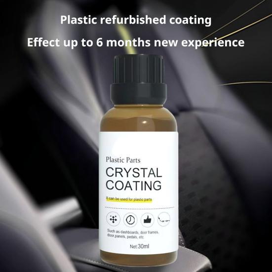 Car Leather Restorer with Sponges 30ml Car Interior Coating Agent Leather Care Solution for Couches Sofas Furniture