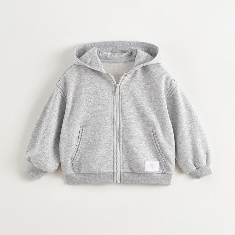 Mark Jenny Girls' Sweet and Cool Loose Jacket Kidsren's Casual Hooded Sweatshirt 2026 Spring New Style 551606