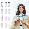 24oz Plastic Straw Cup Creative Transparent Cold Drink Cup With Lid