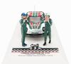 Ixo 1/43 Scale Lancia Stratos HF Alitalia Team #10 1976 Monte Carlo Rally Winner (Includes Figures: Sandro Munari and Silvio Maiga) [Parallel Import]