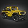 MOULD KING 15058 Технический автомобильный строительный блок Wrangler SUV, модель автомобиля с откатом в сборе, кирпичный автомобиль, игрушки, детский рождественский подарок