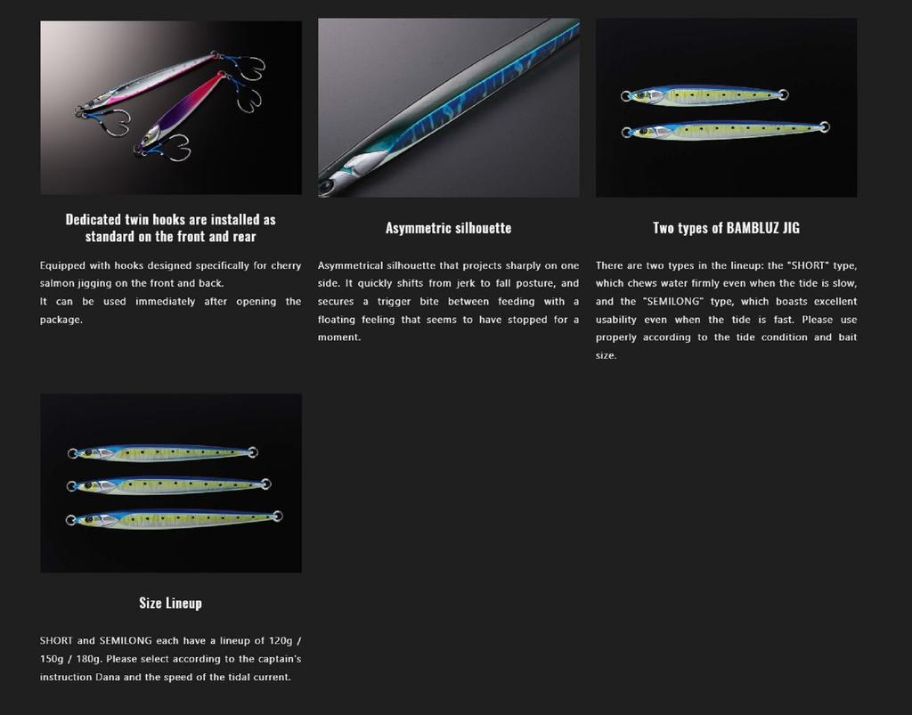 Jackall Metal Jig Bambluz Semi Long 150 Grams Blue Pink Glow Dot (2629)