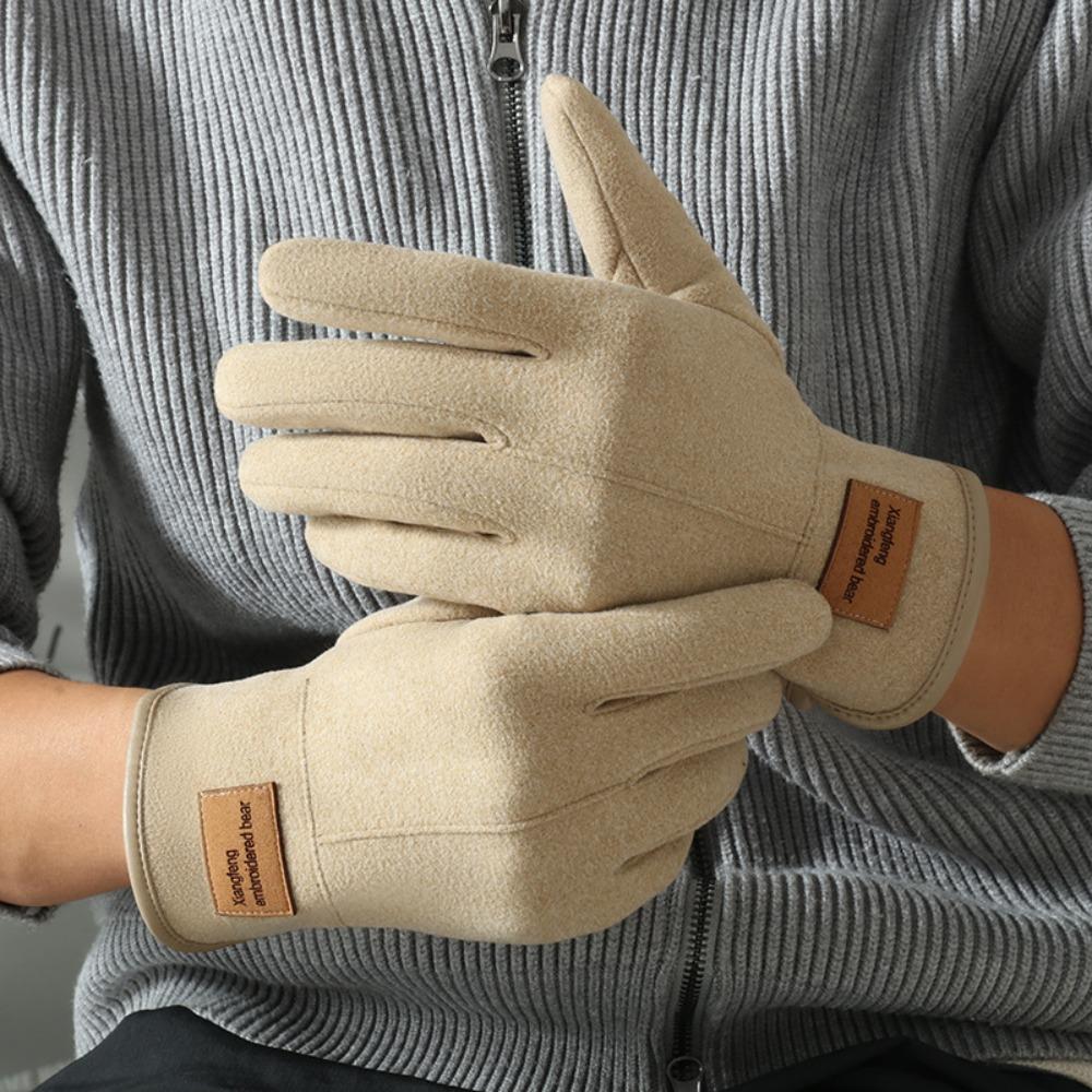 Warm Winter Gloves Touchable Screen Skiing Gloves New Driving Mittens Cycling Driving