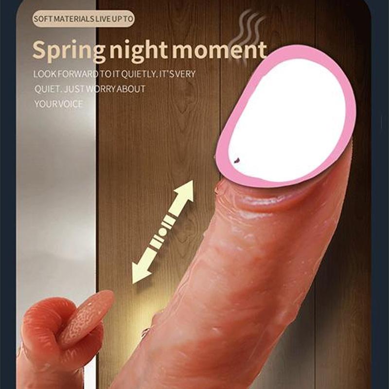 Фаллоимитатор, секс-игрушка, вибратор для женщин, стимулятор клитора, огромный большой электрический телескопический пенис, мягкий фаллоимитатор, вибратор, женские мастурбаторы