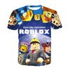Roblox Game kids T-shirt cosplay costumes Child Cartoon Short sleeve top 3D Print Casual Street Clothes