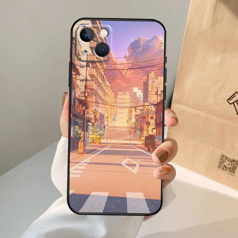 Чехол для телефона в стиле Манга Аниме для iPhone 17 Air 16 14 13 12 11 15 Pro Max 13 12 mini 15 16 Plus 16e Чехол Coque