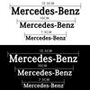 Набор из 6 штук на заказ, 3 размера, для тормозных суппортов AMG Mercedes Benz, наклейки-стикеры, пленка с высокой термостойкостью