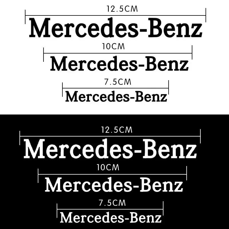 Набор из 6 штук на заказ, 3 размера, для тормозных суппортов AMG Mercedes Benz, наклейки-стикеры, пленка с высокой термостойкостью