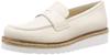 Bontre Women's Jute Coin-Soled Flat Loafers, Off-White, Size 24.5cm, 2E