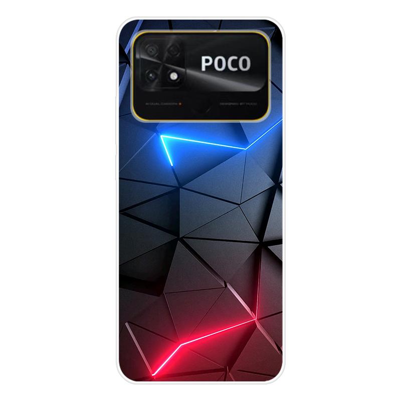 Для Xiaomi Poco C40 C 40 Чехол Мягкая силиконовая задняя крышка Мультяшный чехол для телефона Разнообразие