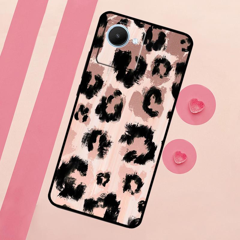 Leopard Skin Case For Realme 11 Pro Plus 10 9 GT Neo 5 3 3T C11 C15 C25s C21Y C30 C31 C33 C35 C53 C55