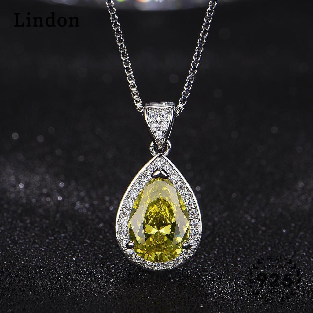 Женское ожерелье Lindon, кулон из медного сплава, циркон, модный подарок