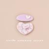 Милые безопасные для волос заколки с животными и вишневым сердцем для девочек