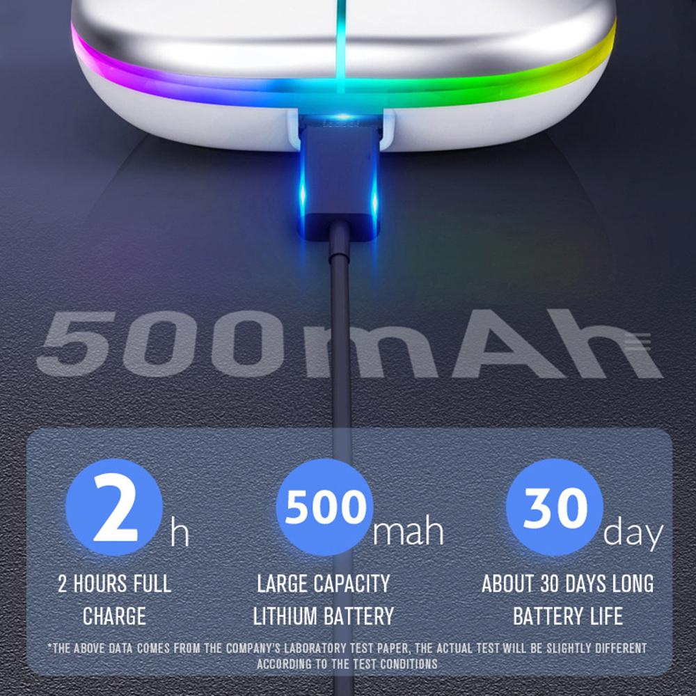 Wireless Mouse Rgb Rechargeable Bluetooth Mice Wireless Computer Mause Led Backlit Ergonomic Gaming Mouse For Laptop