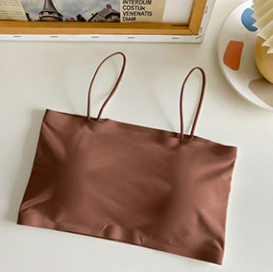 Летний студенческий бандаж из ледяного шелка: Сексуальная универсальная майка с красивым дизайном спины