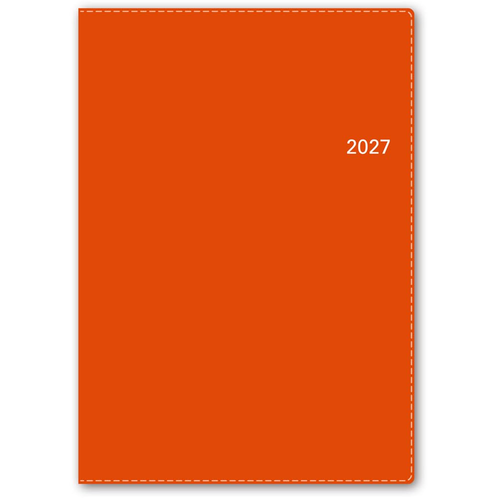 NOLTY 2027 A5 Еженедельник Access 1 6464 Декабрьский Планировщик, Оранжевый, (Начало в 2026 году)