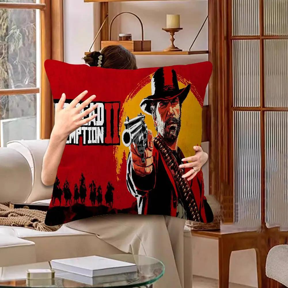 Игра Red Dead Redemption 2 Наволочка Полиэстер Подушки для Дивана Декоративные Подушки Декор для Дома Наволочка
