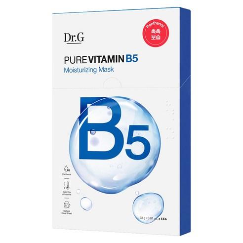 Dr.G Увлажняющая маска с чистым витамином B5 Увлажнение и уход за барьером Тканевая маска 5 штук