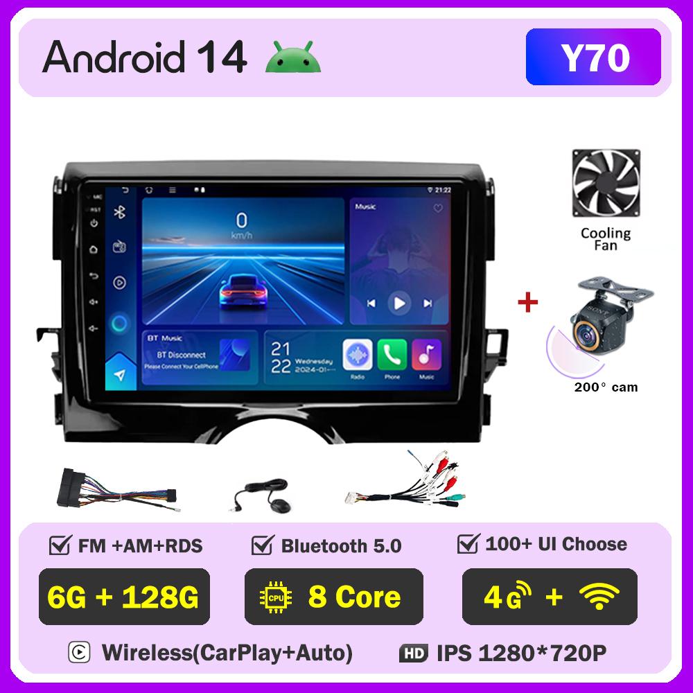 Для Toyota Mark X X130 2 II 2009 2010 2011 - 2019 Автомобильный радиоплеер Car Carplay Screen Autoradio Mirror Link Car Intelligent Syst