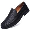 Men Shoes Dress Shoes Genuine Leather Men Slip On Business Casual Shoes Classic Soft Moccasins Breathable Men Flats Driving Shoe