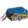 Косметичка тройная - SAFTA - Hot Wheels Let's Race - Удобная - Синтетическая - Для детей
