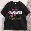 Я получил Наркан на Apple Футболка Смешная Еда С коротким рукавом для Мужчин Женщин Футболка Одежда Свободная Повседневная Мультяшная Оверсайз Y2K