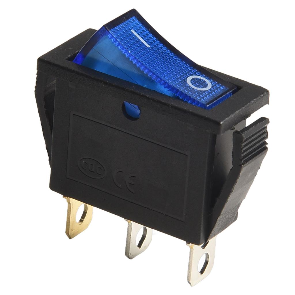 Переключатель ON/OFF с замком и индикатором Красный Желтый Синий Зеленый