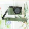 PU Leather Camera Case Ricoh GR3 GR3X GR4 Compact Digital With Adjustable Strap Shoulder Wrist