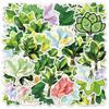 50 Pomelo Leaf Stickers for Blessings, Exorcism, and Decorative Use in Notebooks, Planners, or Storage Boxes