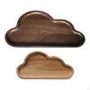 Wood Serving Tray Dried Fruit Plate Food Dish for Cupcake