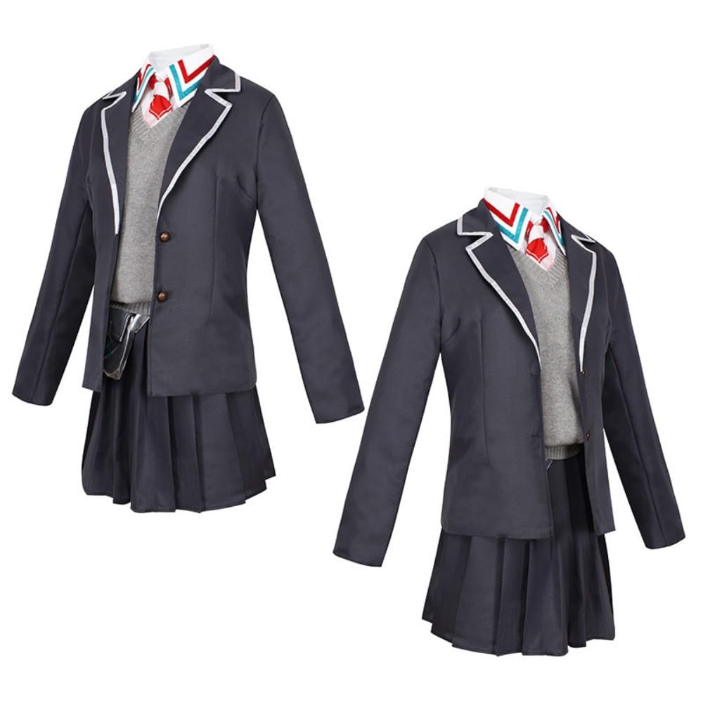 Токо Кенмочи Косплей Костюм с Париком Виртуальный YouTuber Vtuber Униформа Девочки Старшеклассника Мальчика Старшеклассника Маскировка Костюм Хэллоуин Культурный