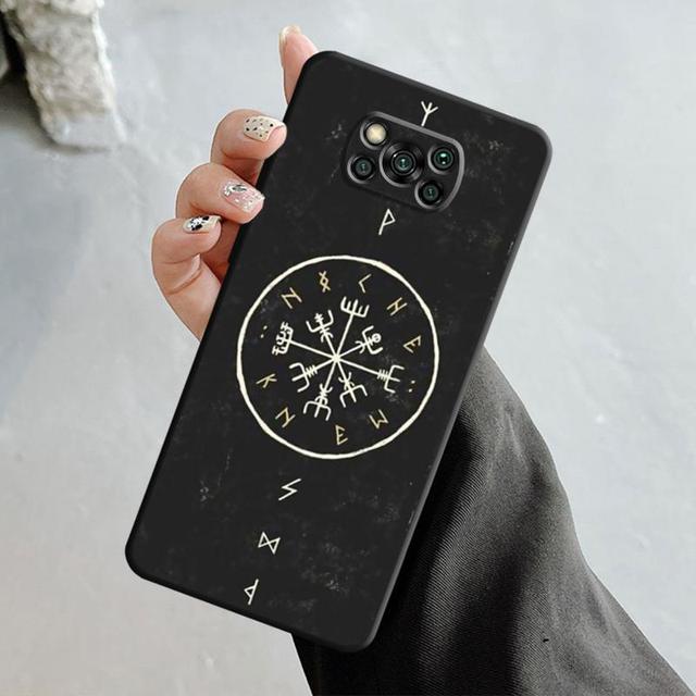 Чехол для телефона Xiaomi Poco X3 Nfc X4pro M3 C40 для Mi 12 11 10 10t 8 Note10 Lite 11ultra 11t Pro F1 Viking Vegvisir Logo Tree