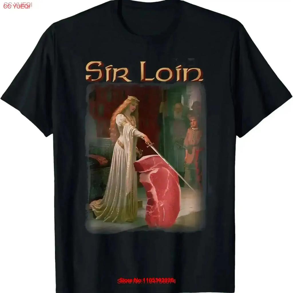 Sir Loin Steak T Shirt Vintage Slightly Fashion Versatile Streetwear Stretched Casual Soft Stylish Vintage
