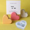 DIY Love Визитница Силиконовая Форма Бетон Гипс Эпоксидная Смола Декоративные Изделия Ручной Работы Домашний Офис Настольное Украшение