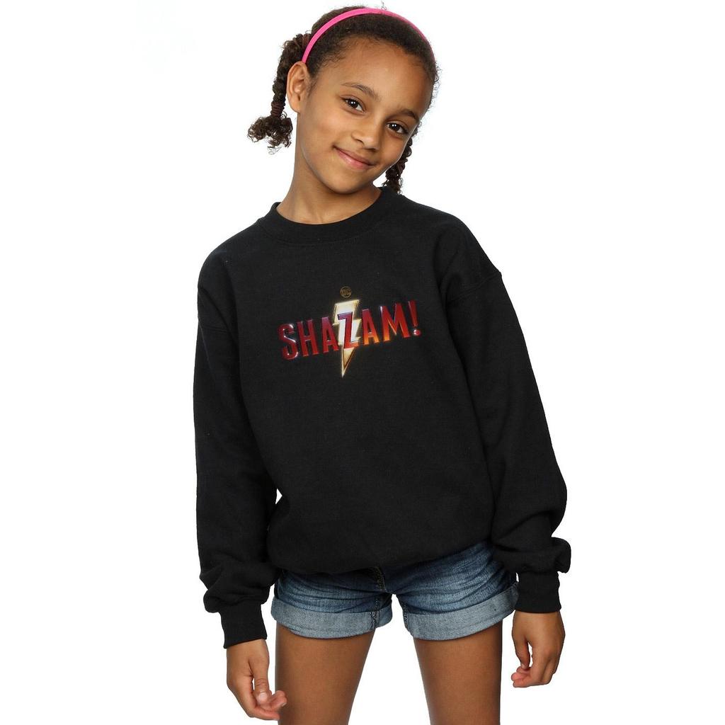 DC Comics Girls Shazam Movie Logo Sweatshirt