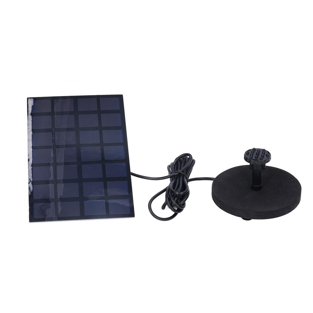 Solar Fountain Multifunctional Solar Powered Floating Fountain for Birdbath Pond Pool Fish Tank 7V