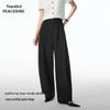 Peacebird Women's High-Waist Pleated Wide-Leg Casual Pants