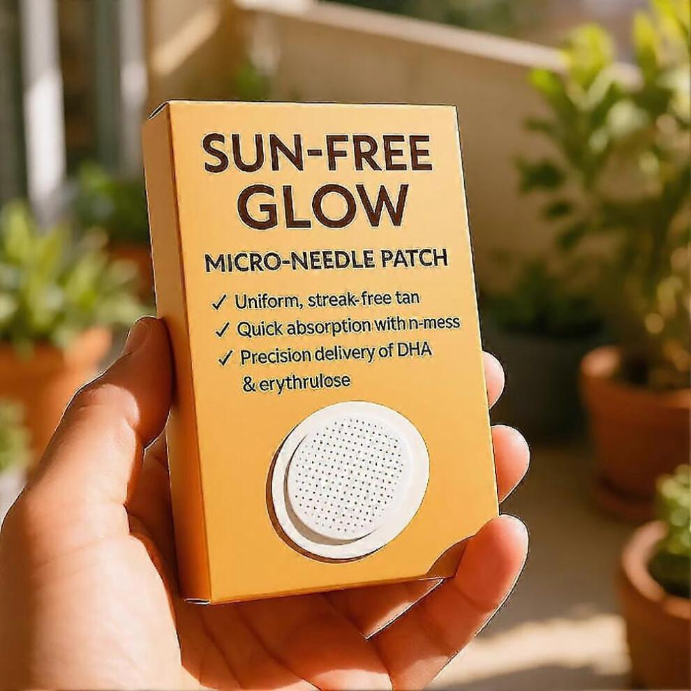Безсолнечные Glow Микроигольные Пластыри для Загара - 7 шт./Коробка