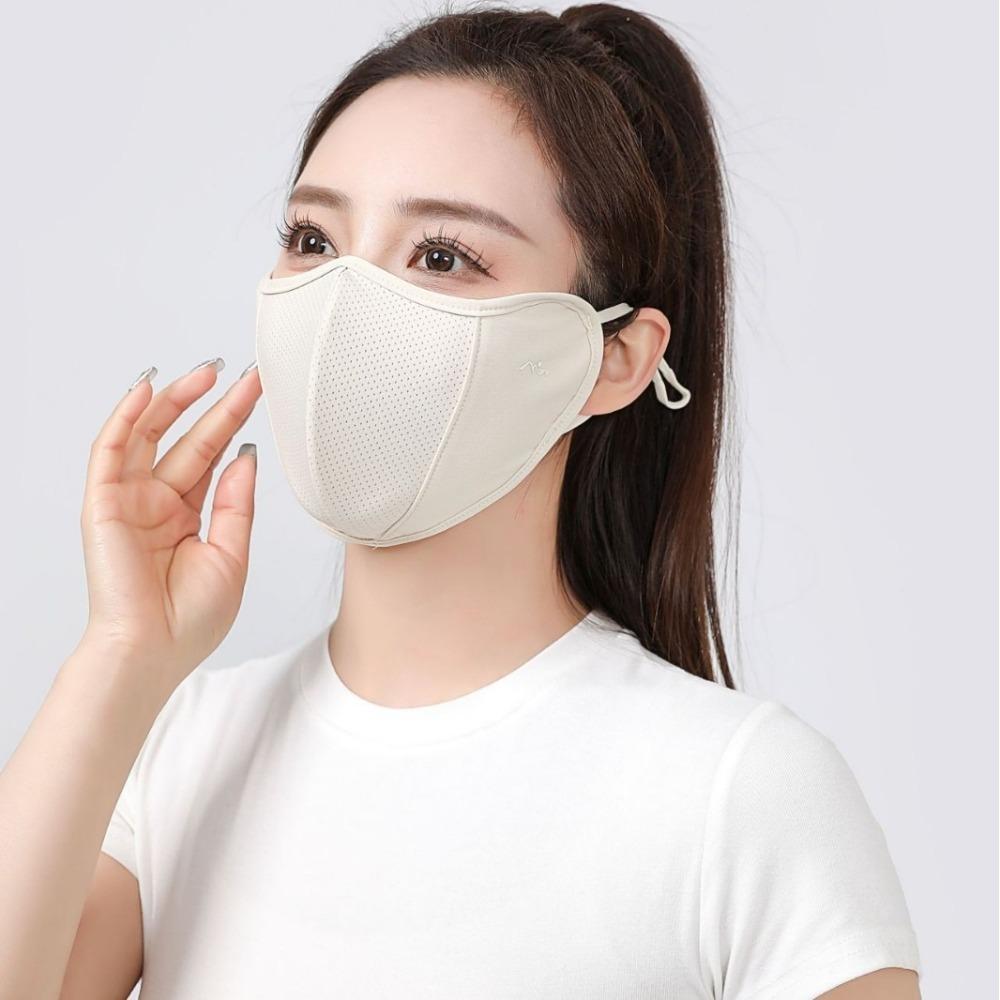 Anti-UV Ice Silk Mask Breathable Riding Face Mask Face Cover Scarf Protect The Corners of The Eyes