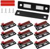 6/1sets Magnetic Cabinet Catches Door Stops Magnet Invisible Ultra-Thin Anti-Rust Door Magnet Suction with Screw Catch Hardware