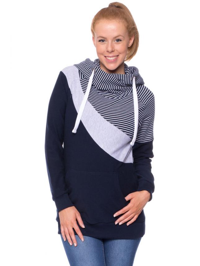 2025wish Многофункциональная куртка-толстовка с длинным рукавом и лоскутным дизайном для кормления