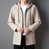 Knit Cardigan Men's New Autumn Men's Long Knit Cardigan Coat Trend Men's Wear