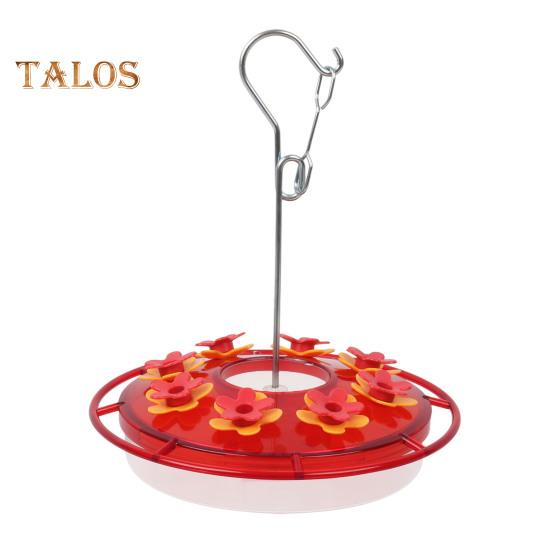 Кормушка для колибри 450 мл с насестом и портами для кормления, подвесная кормушка для диких птиц для декора сада и заднего двора