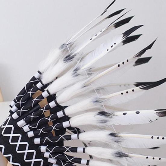 Children Party American Native Indian Synthetic Feather Headdress Hat Photography Prop