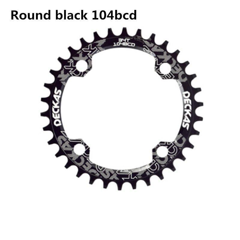 104BCD Round Narrow Wide Chainring MTB Mountain Bike Bicycle 104BCD 32T 34T 36T 38T Crankset Tooth Plate Parts 104 BCD