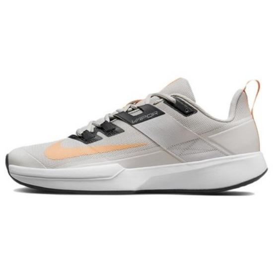 Nike Court Vapor Lite Fabric Fashion Comfortable Cushioned Breathable Low Top Tennis Shoes Smoke Grey DC3432-002