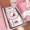 Милый ковер с принтом мультфильма Hello Kitty, нескользящий и устойчивый к пятнам, идеально подходит для декора спальни и гостиной.